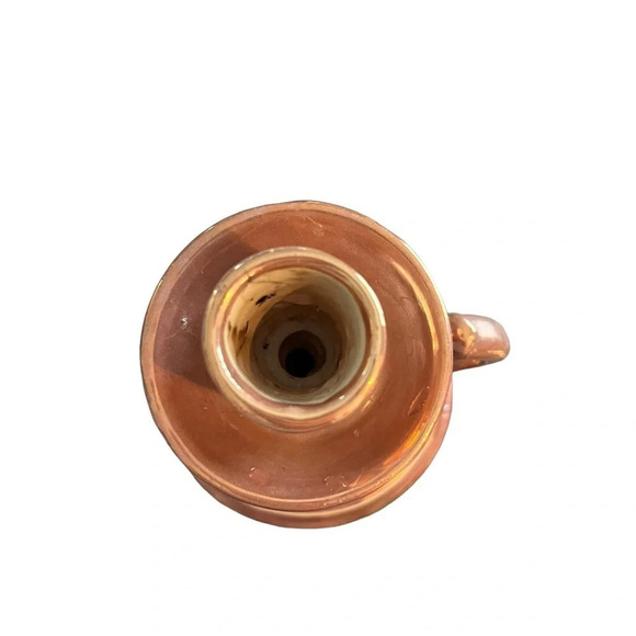 Vintage Lusterware Finger Handle Candle Holder Spain - Picture 4 of 8